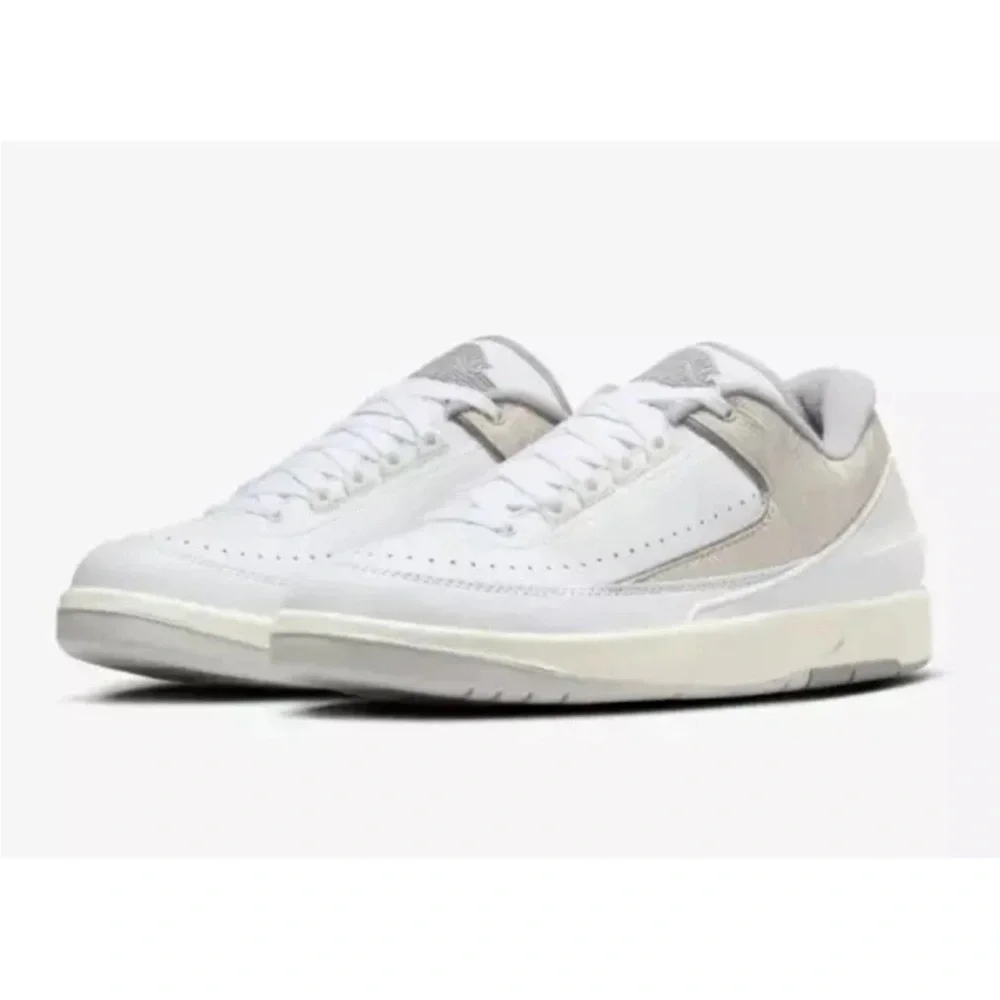 Air Jordan 2 Retro Low Python White Cement Gray Sand Drift DV9956-100 Mens Sz 10